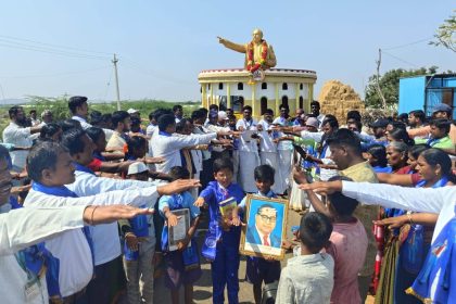 ಸಂವಿಧಾನ ಜಾಗೃತಿ ಜಾಥಾ ರಥಕ್ಕೆ ಭವ್ಯ ಸ್ವಾಗತ