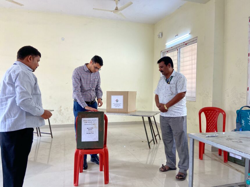 ಈಶಾನ್ಯ ಪದವೀಧರ ಕ್ಷೇತ್ರ ಚುನಾವಣೆ ಸುಸೂತ್ರ ಮತದಾನ: ಬಳ್ಳಾರಿ ಜಿಲ್ಲೆಯಲ್ಲಿ ಶೇ.67.78 ರಷ್ಟು ಮತದಾನ – ವಿಜಯನಗರ ಜಿಲ್ಲೆಯಲ್ಲಿ ಶೇ.73.76 ರಷ್ಟು ಮತದಾನ