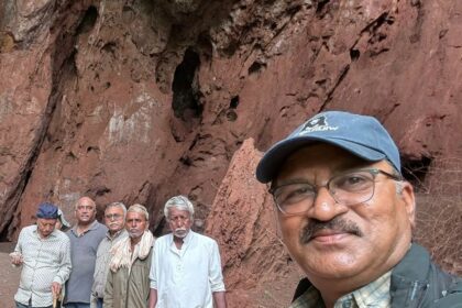 ಸಂಡೂರು ಕಾಡಿನ ಎತ್ತರದ ಗುಹೆಗಳಲ್ಲಿ ಶಿಲಾಯುಗದ ಮಾನವನ ನೆಲೆಯ ಶೋಧ