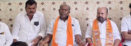 ವೇದಾವತಿ ನದಿ (ಹಗರಿ)ಗೆ ಏಪ್ರಿಲ್ 10 ರವರೆಗೆ ಕಾಲುವೆ ಮುಖಾಂತರ ನೀರು ಹರಿಸಬೇಕು : ಮಾಜಿ ಶಾಸಕ ಎಂ.ಎಸ್.ಸೋಮಲಿoಗಪ್ಪ