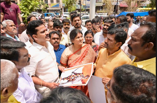 ಸಂಗೊಳ್ಳಿ ರಾಯಣ್ಣರ ಪುತ್ಥಳಿ ಮರು ನಿರ್ಮಿಸಿ, ಸ್ಥಾಪಿಸಲು ಕ್ರಮ: ಶಾಸಕ ನಾರಾ ಭರತ್ ರೆಡ್ಡಿ